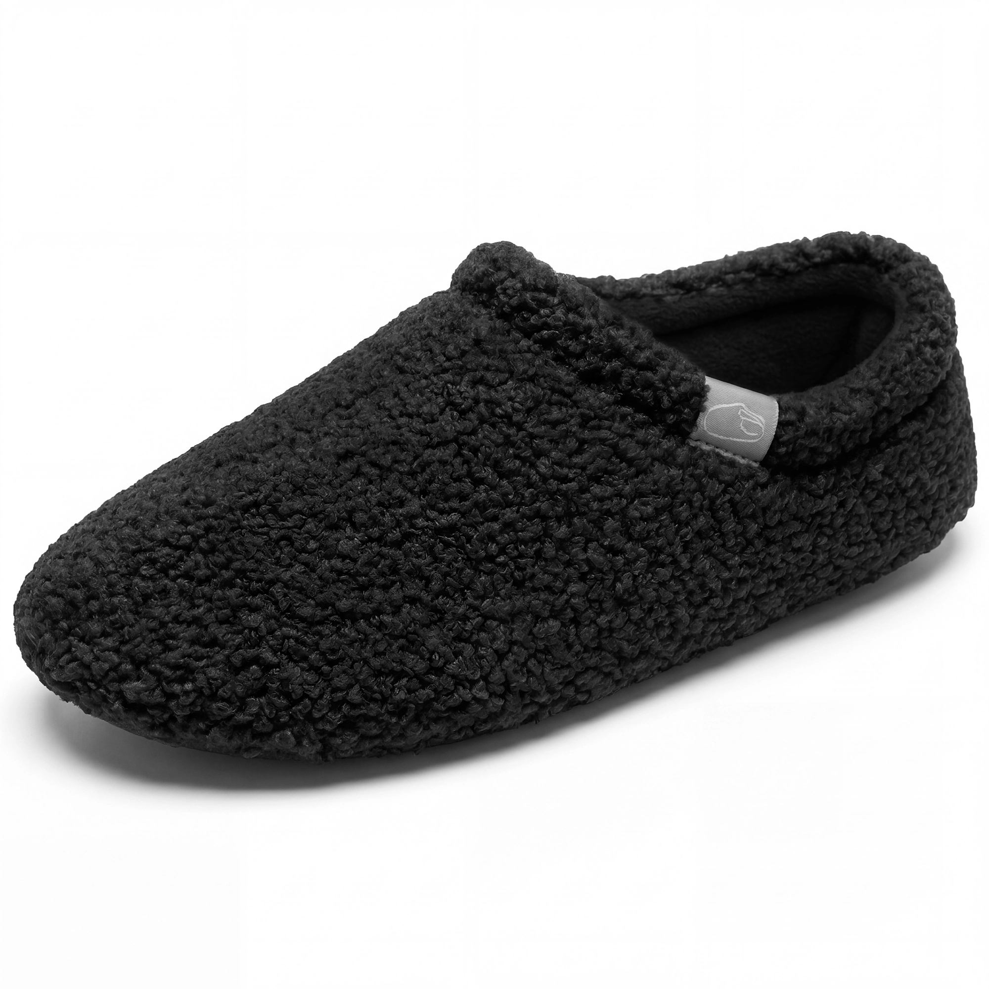 BLISSFUL STEP Women's Soft Fuzzy Curly Lightweight House Slippers