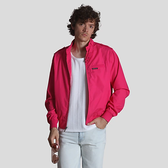 Members Only Men's Classic Iconic Racer Jacket (Slim Fit)