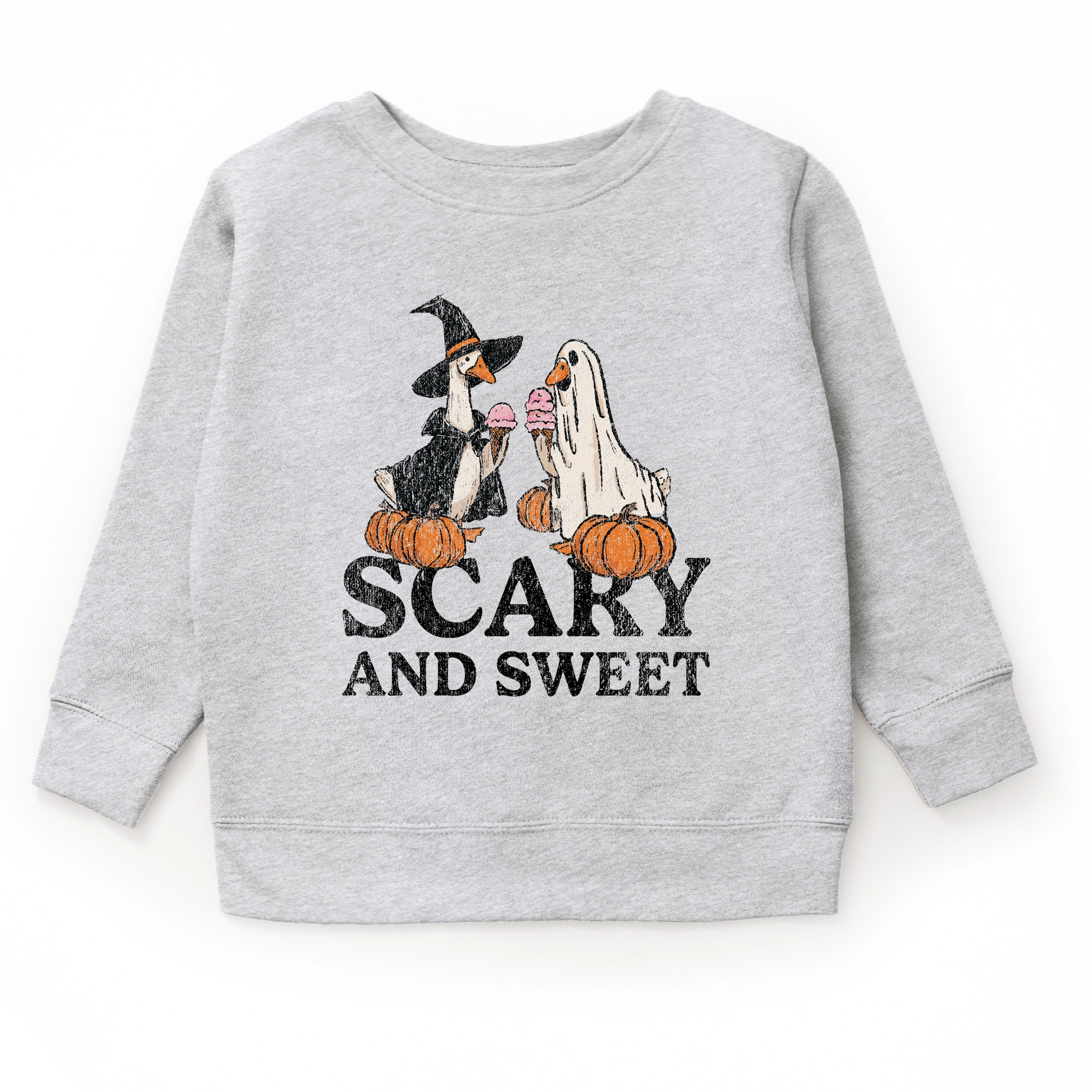 The Juniper Shop - Youth Graphic Sweatshirt Scary and Sweet Geese