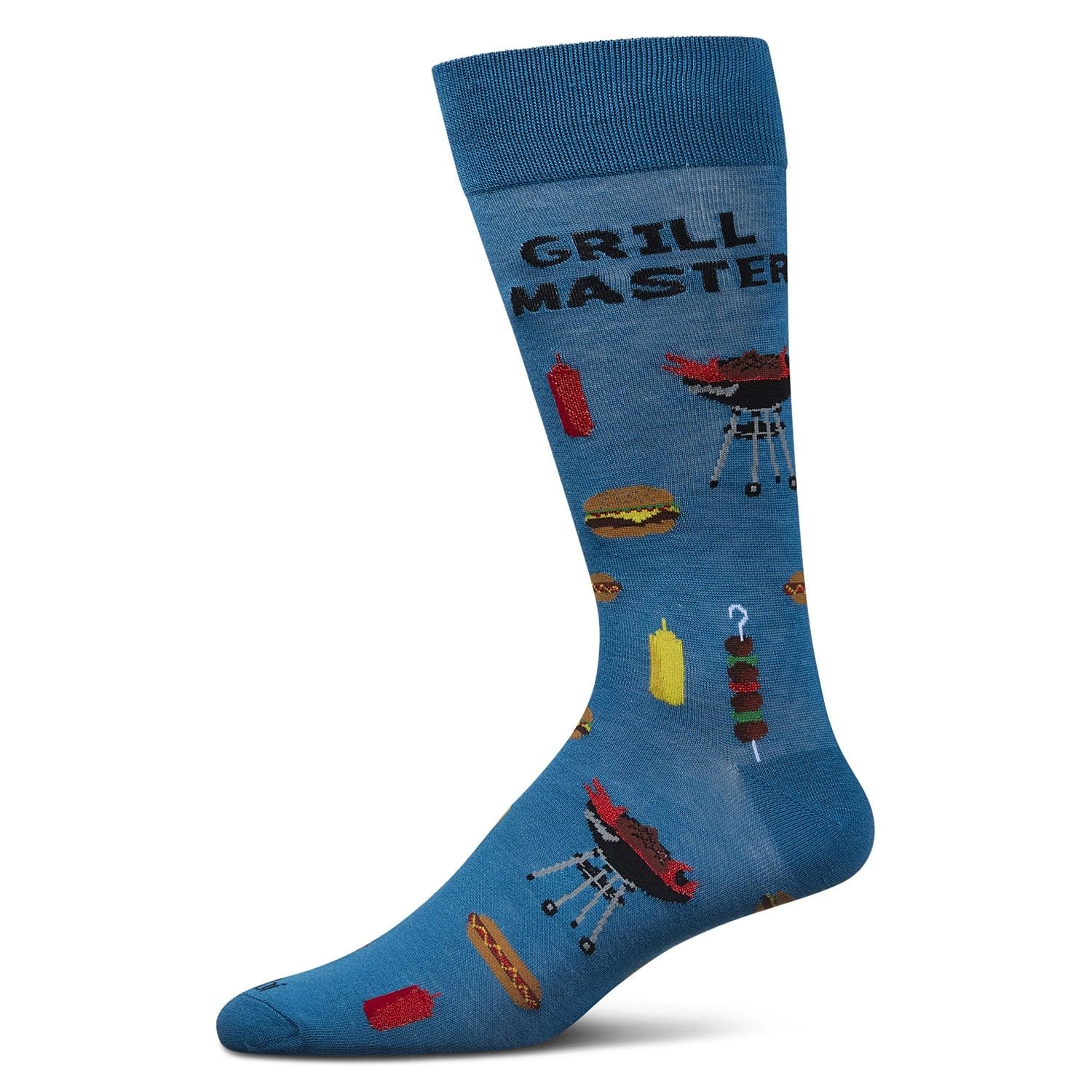 MeMoi Men's Grill Master Rayon From Bamboo Crew Socks