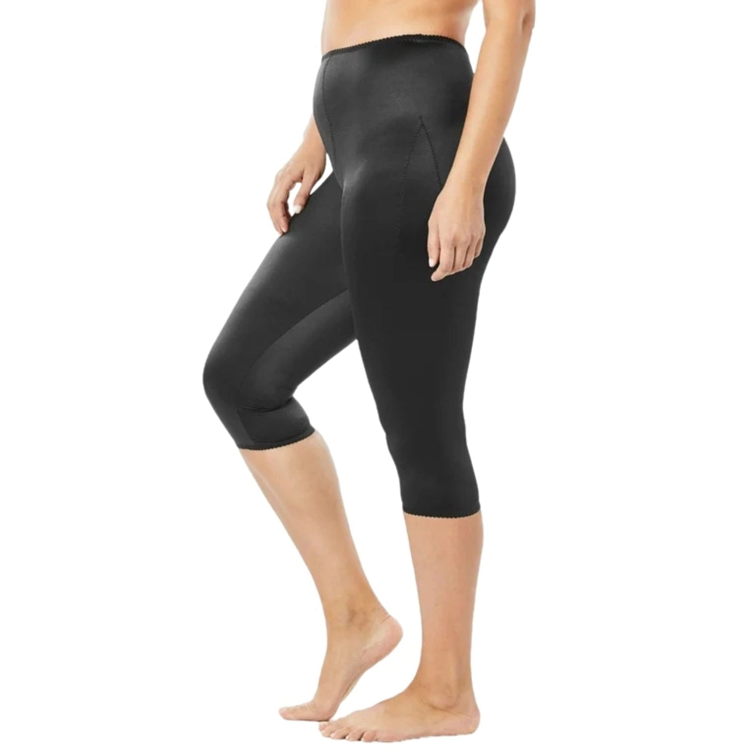 Rago Capri Pant Liner Light Shaping Satin 4-Way Stretch | Style 920