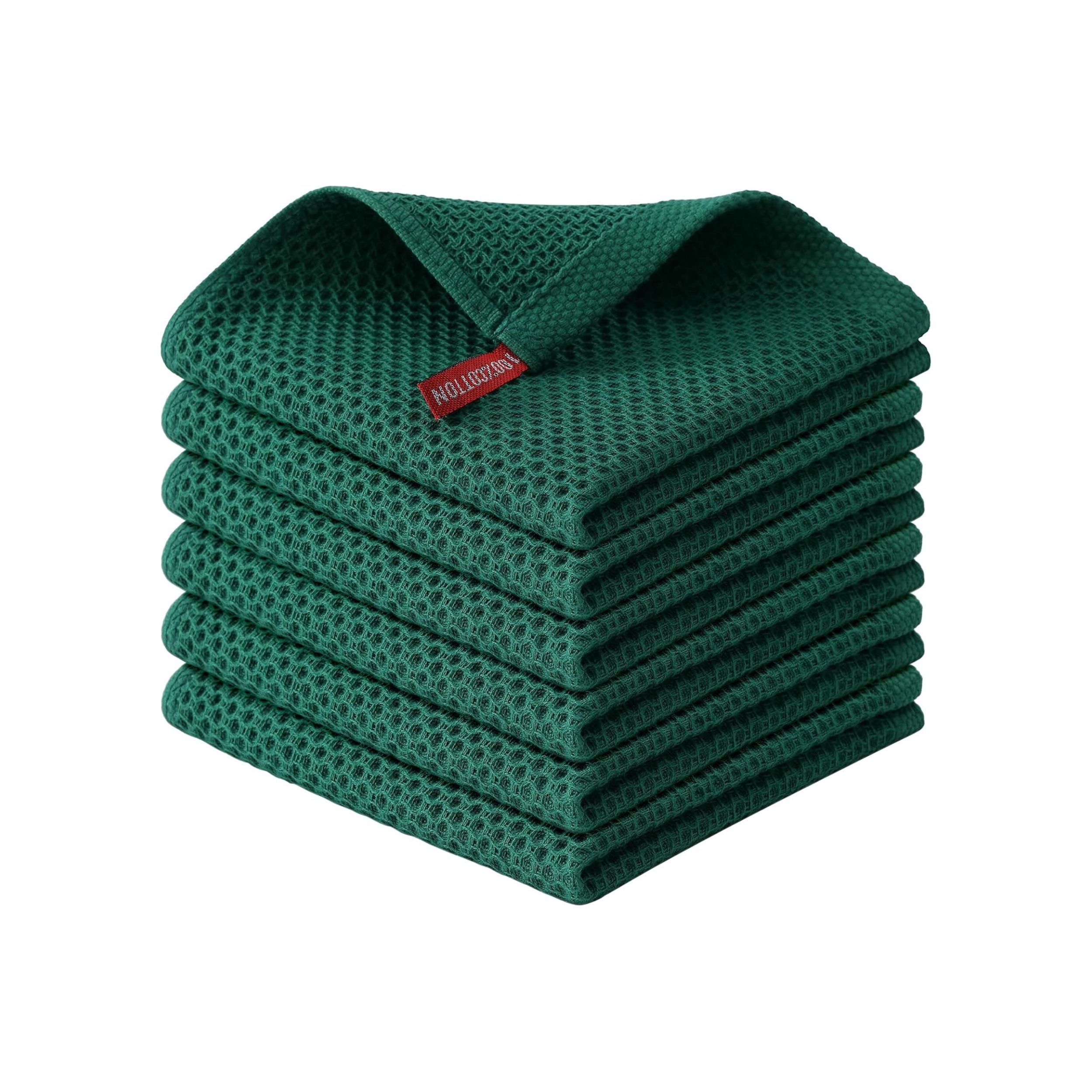 Stock Preferred Pack of 6 Cotton Waffle Kitchen Dish Towels