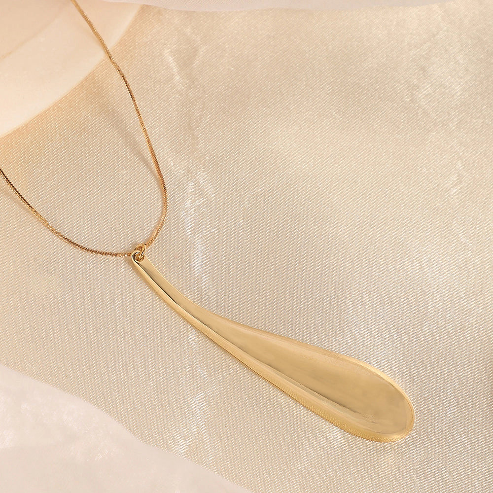 SOHI Women's California Gold the Drip Pendant Necklace