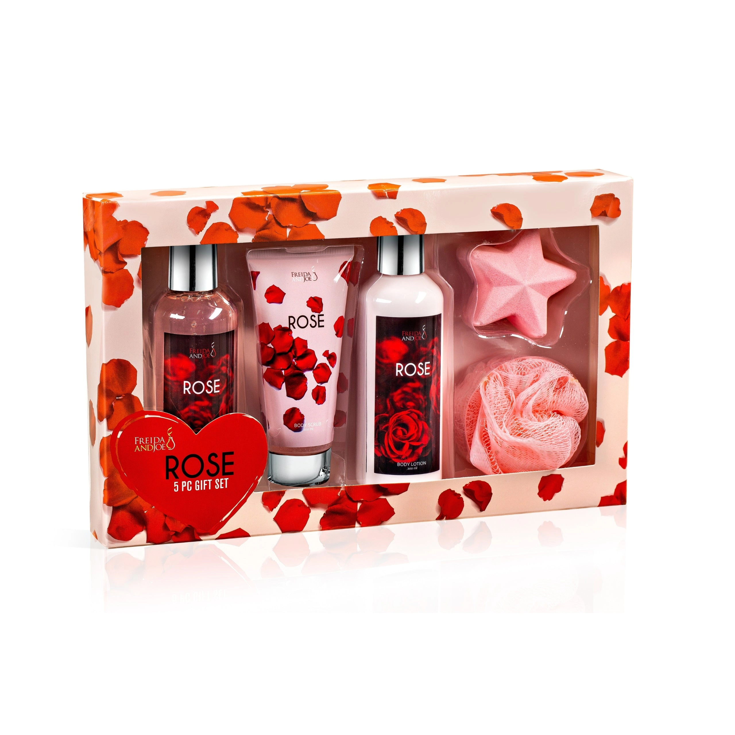 Freida and Joe  Women Rose Spa Gift Box – Elegant Mother's Day Spa Surprise