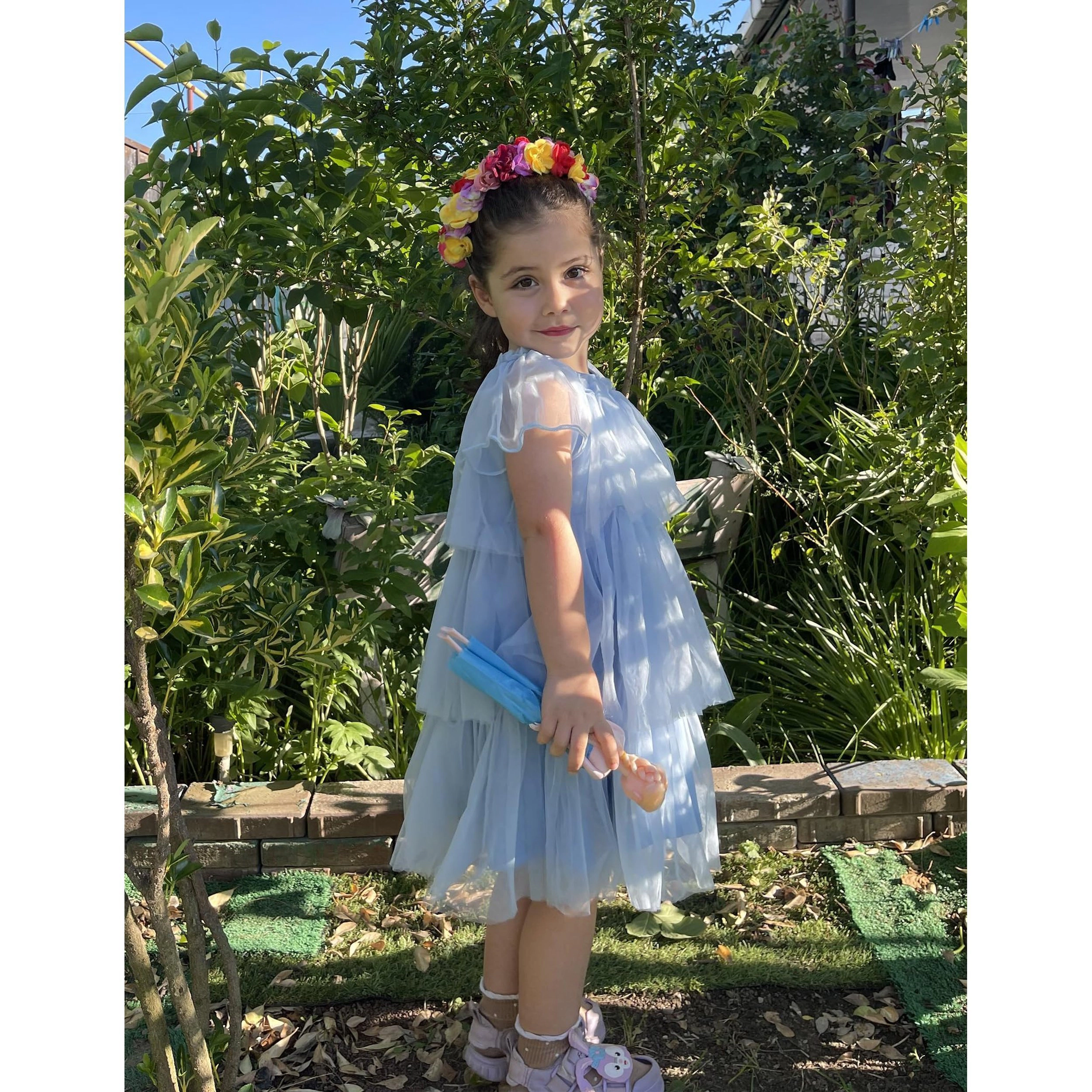 Arshiner Girls Tulle Dress Toddler Layered Tutu Dresses Summer Formal Party