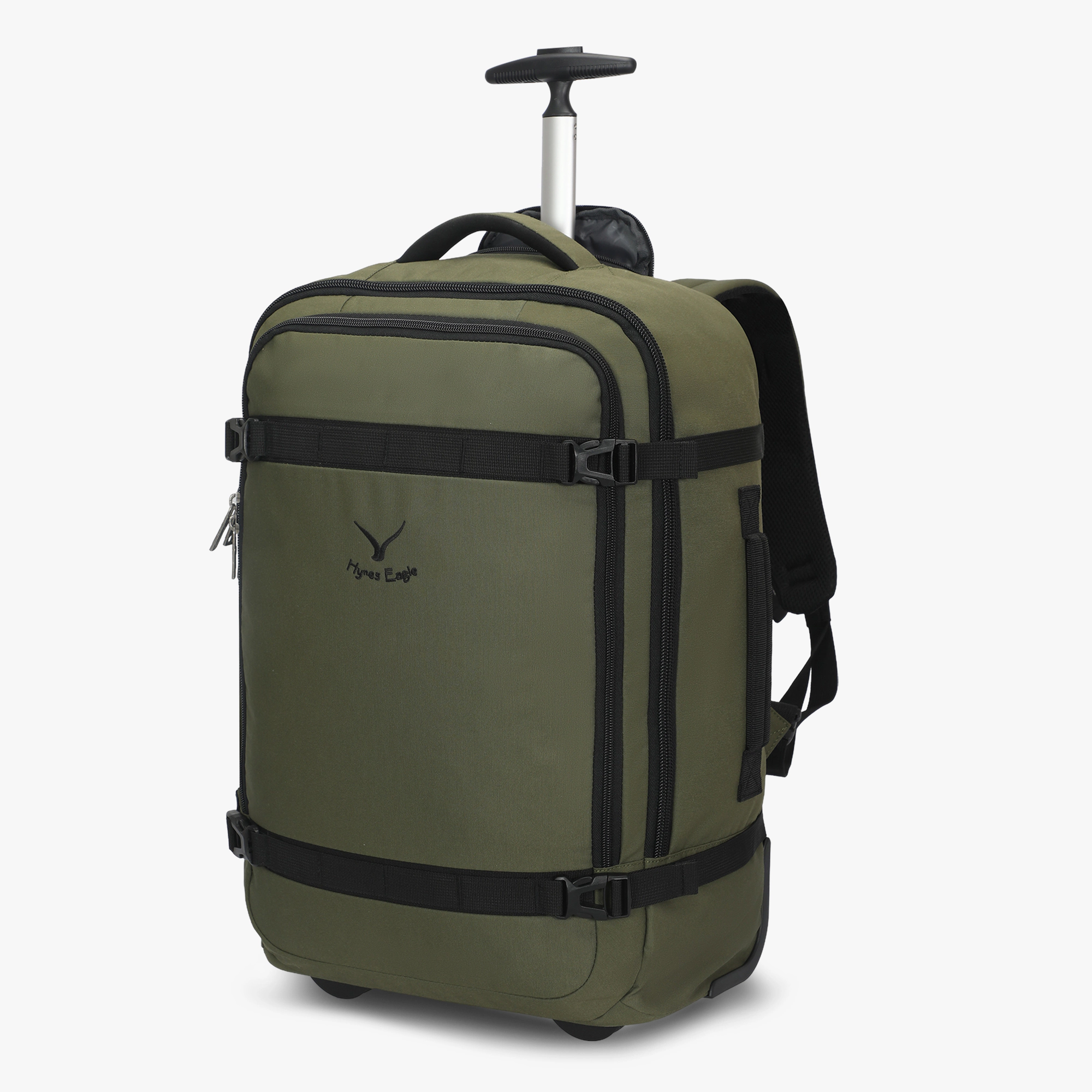 Hynes Eagle Unisex Rolling Travel Backpack (42L)