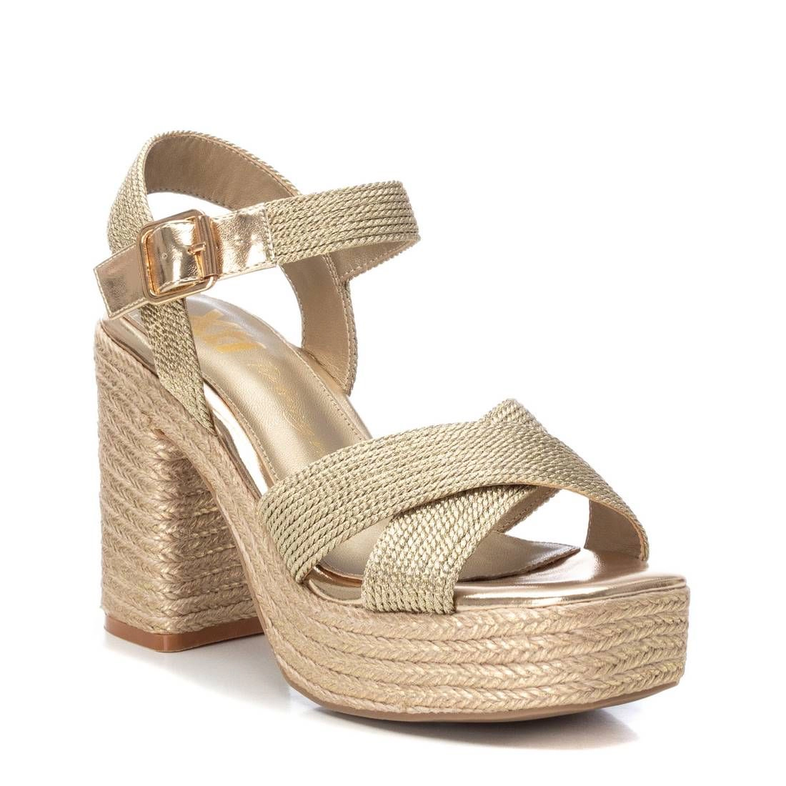 XTI Women's Jute Platform Sandals Heel