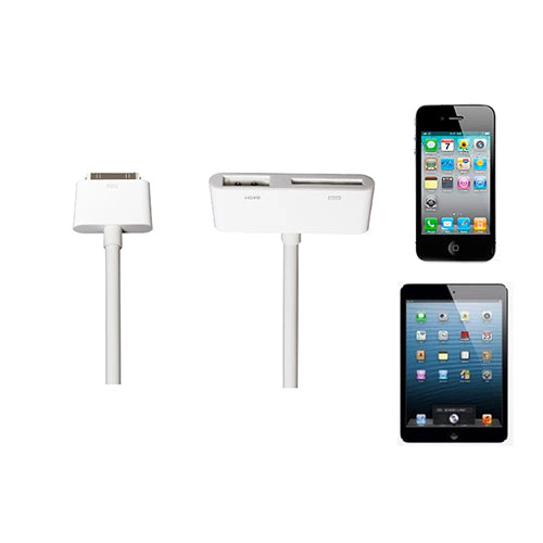 GBruno Digital HDMI Adapter Cable For IPad IPhone IPod