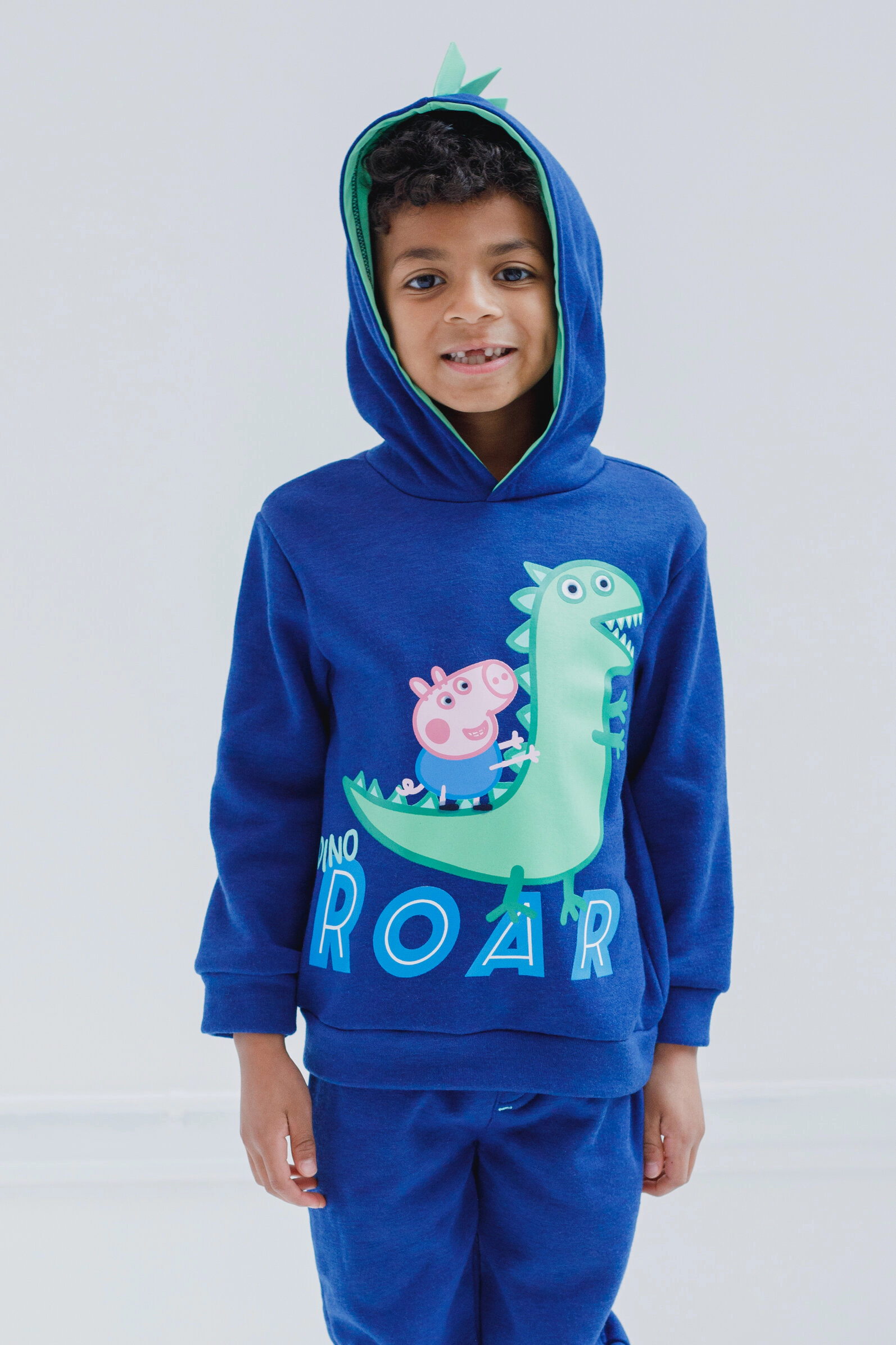 Peppa Pig George Boys' Cosplay Fleece Hoodie and Pants Set