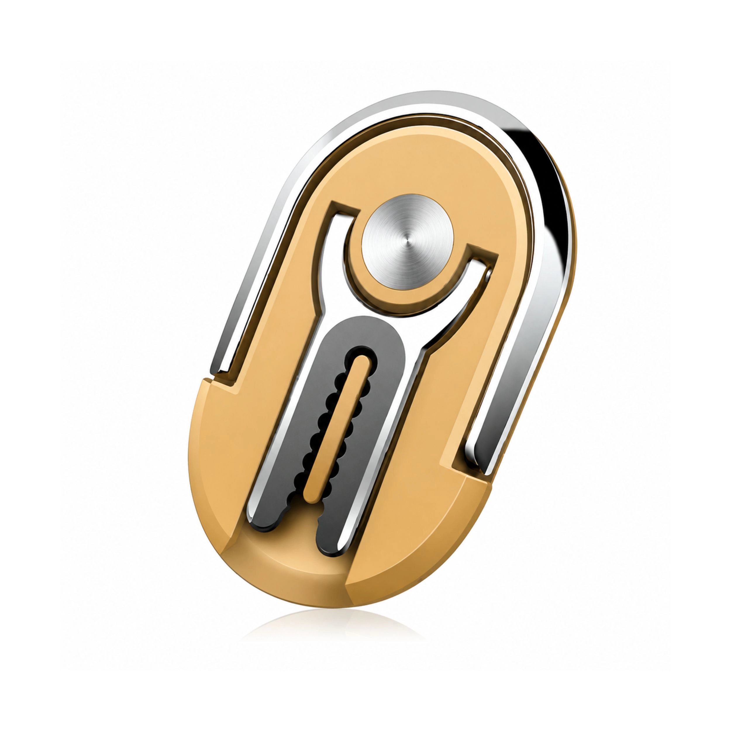Home Collection 360° Rotating Phone Ring Holder with Universal Car Vent Clip Mount