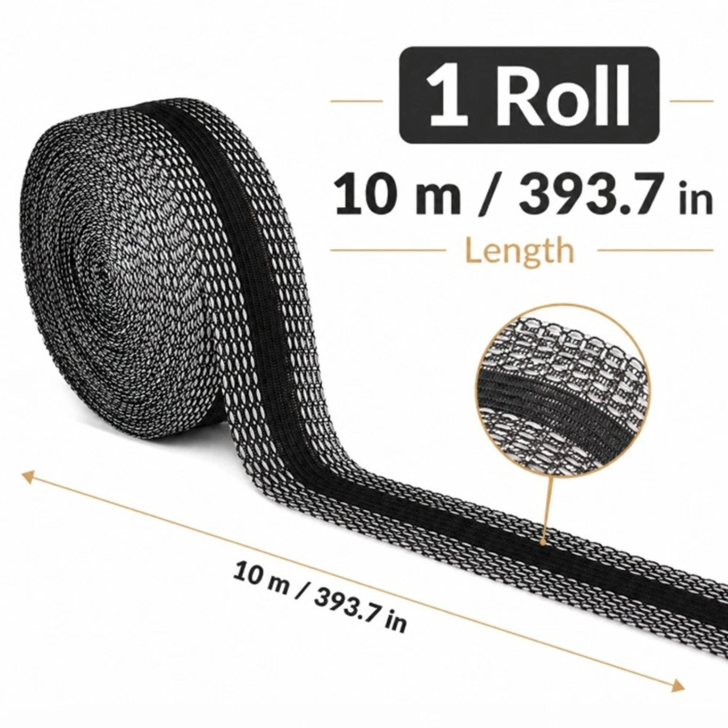 Home Collection 10m Iron-On Hemming Tape No Sew Fabric Fusing Repair Tape