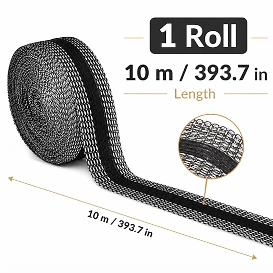 Home Collection 10m Iron-On Hemming Tape No Sew Fabric Fusing Repair Tape