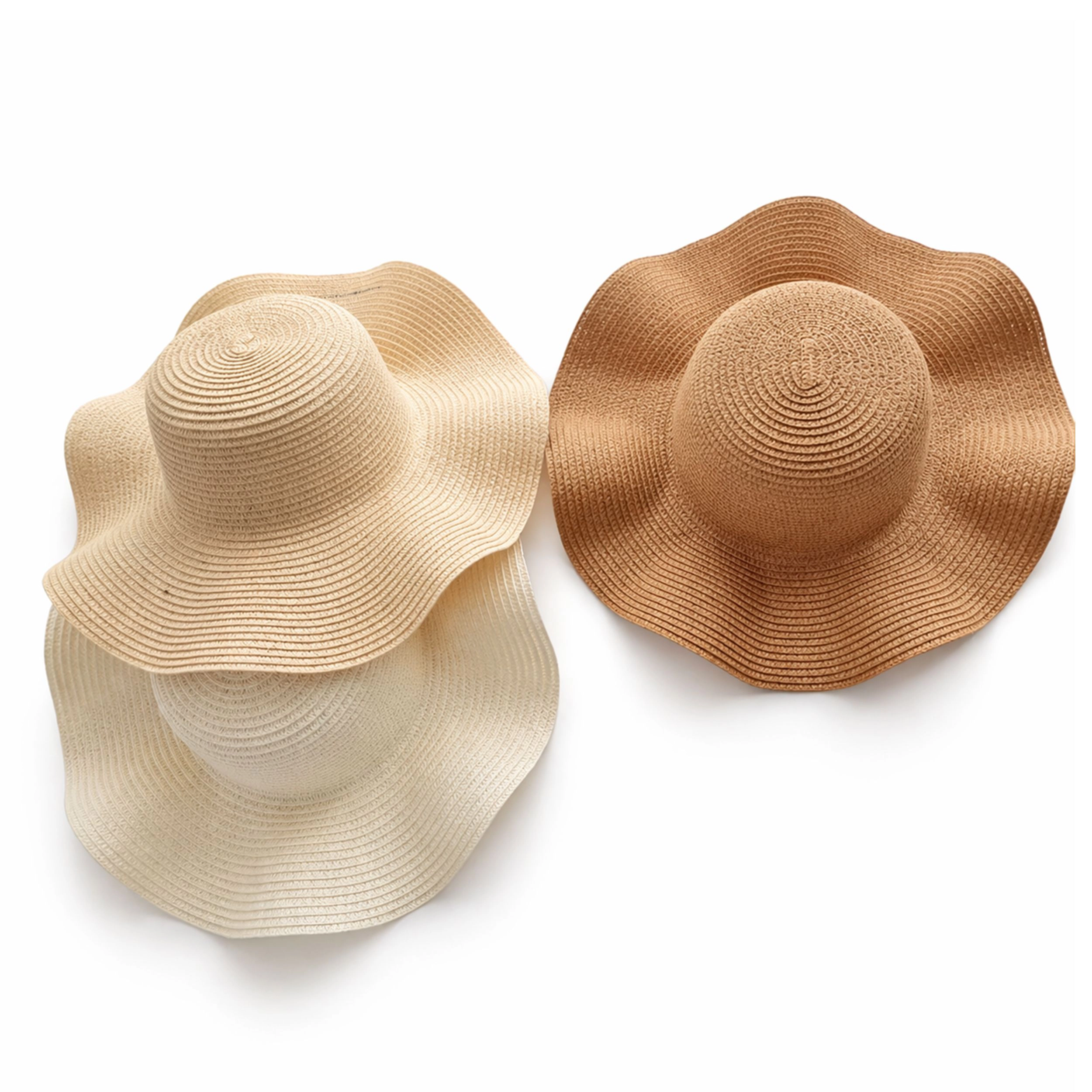 Anna-Kaci Womens Floppy Straw Sun Hat Wide Brim Beach Summer UV Protection Packable