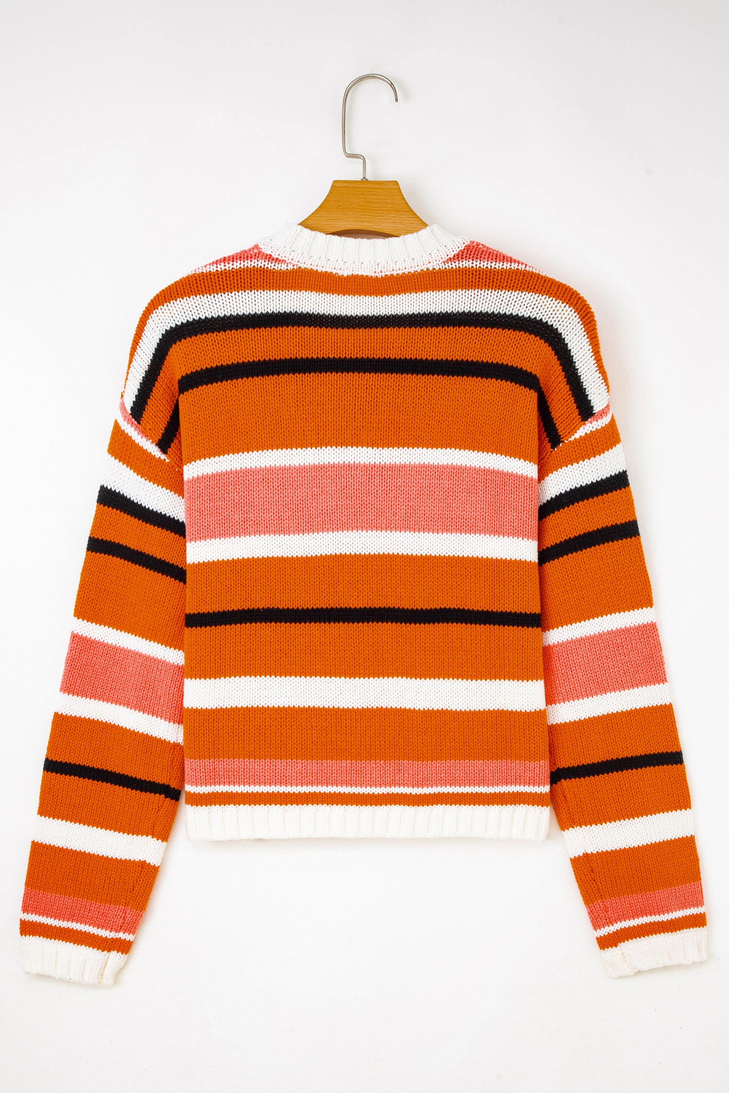Threaded Pear Women's Mirissa Shoulder Cropped Pullover Sweater