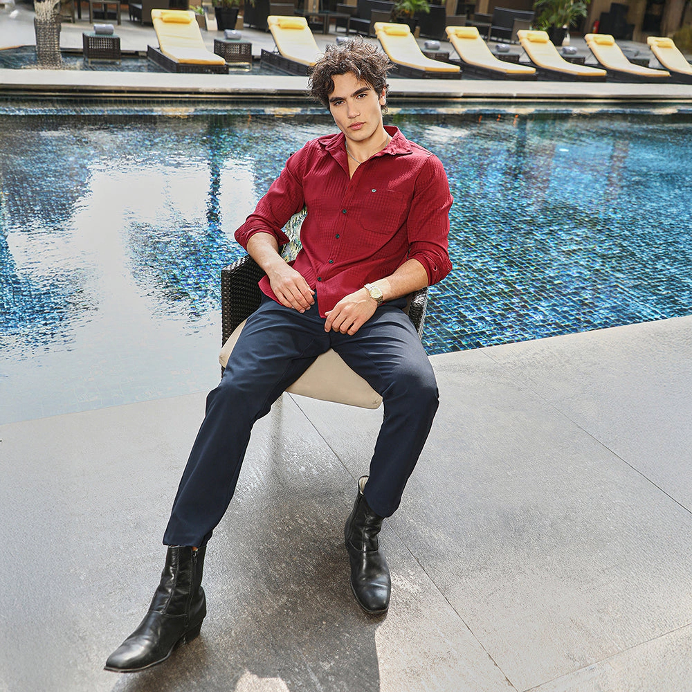 Houndstooth-Tactile Shirt