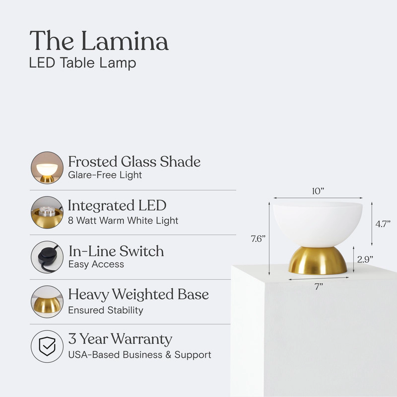 Brightech Lamina Dimmable LED Desk Lamp