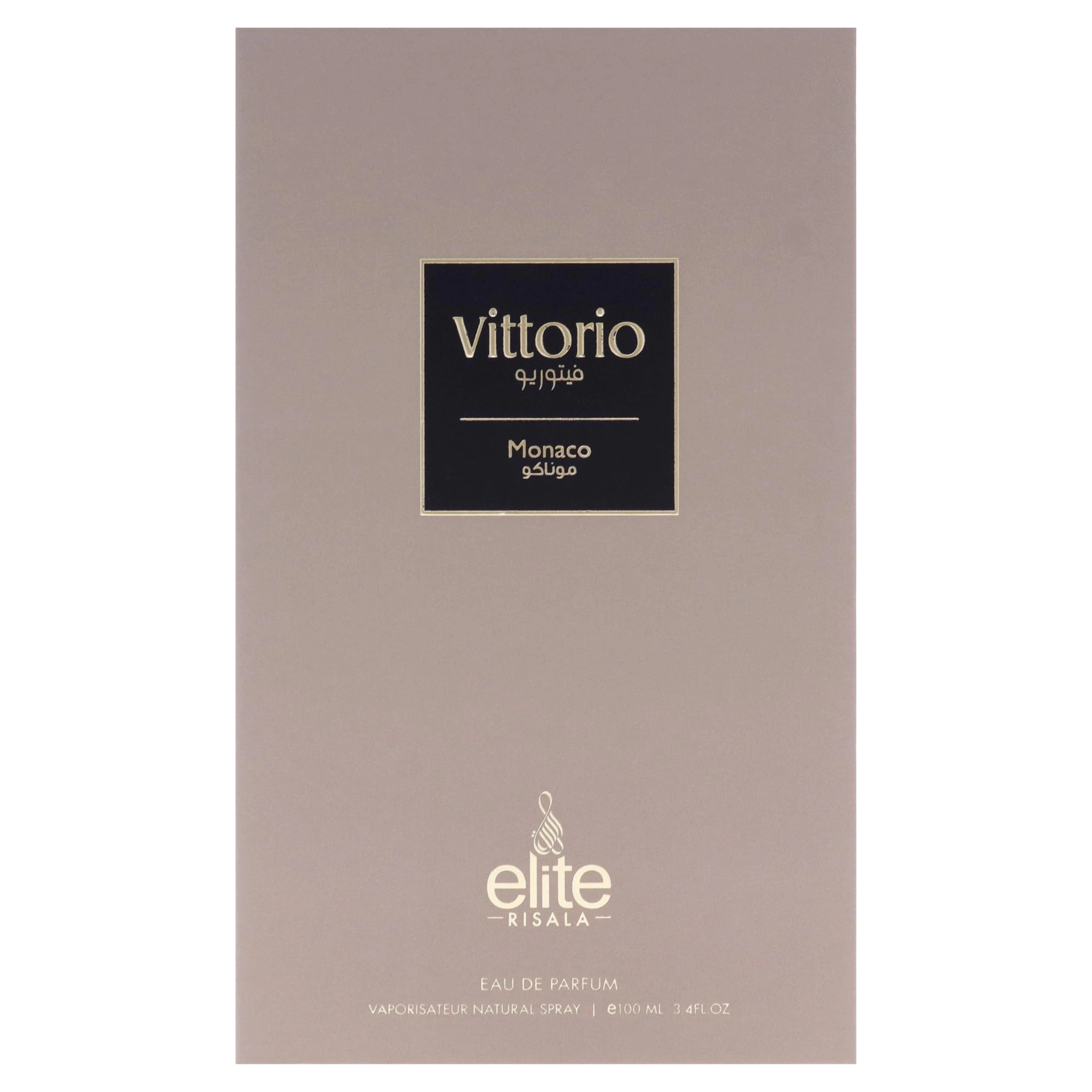 Risala Elite Vittorio Monaco EDP Unisex, Oriental Spicy Citrus 3.4 oz Spray