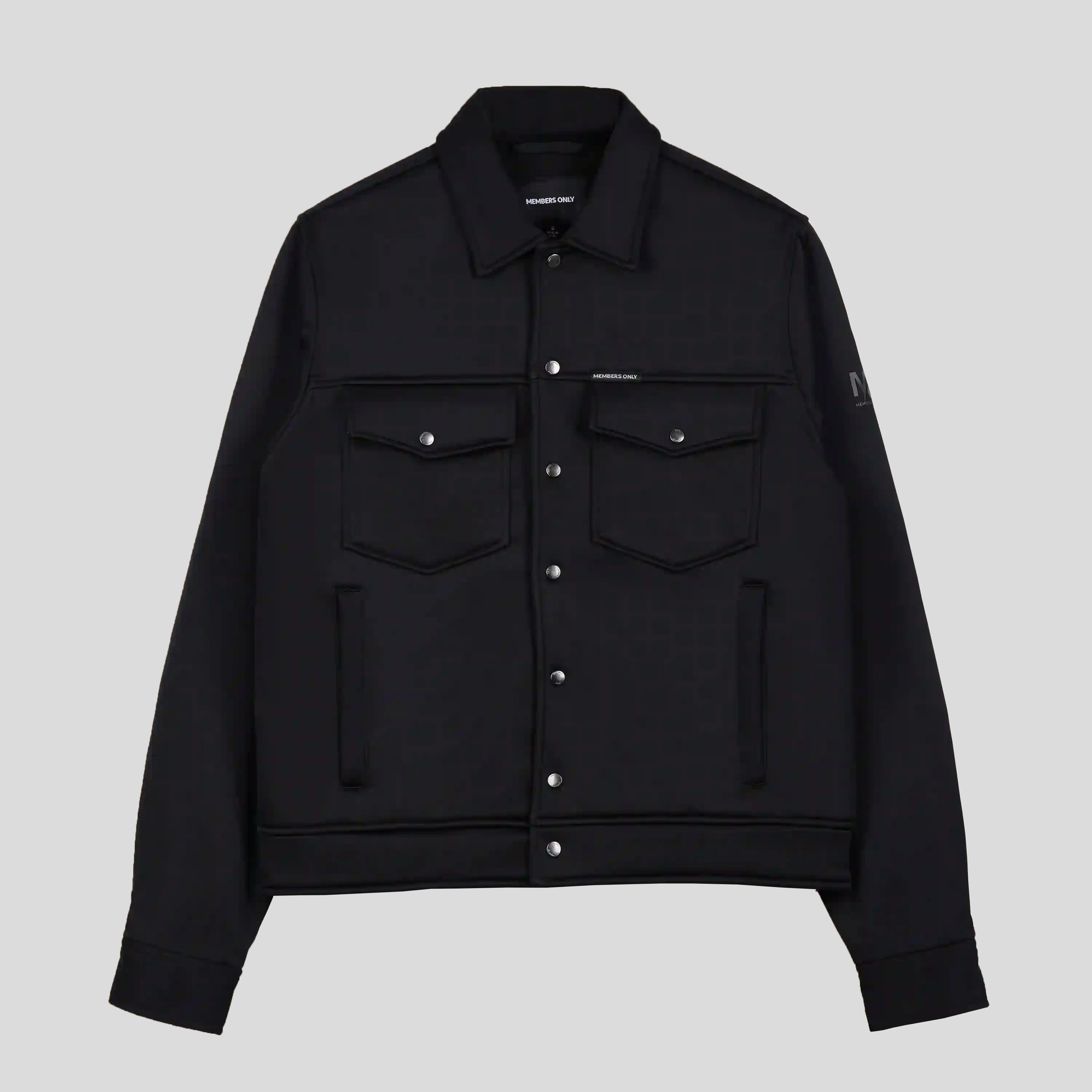 Members Only Men's Soft Shell Shirt Jacket
