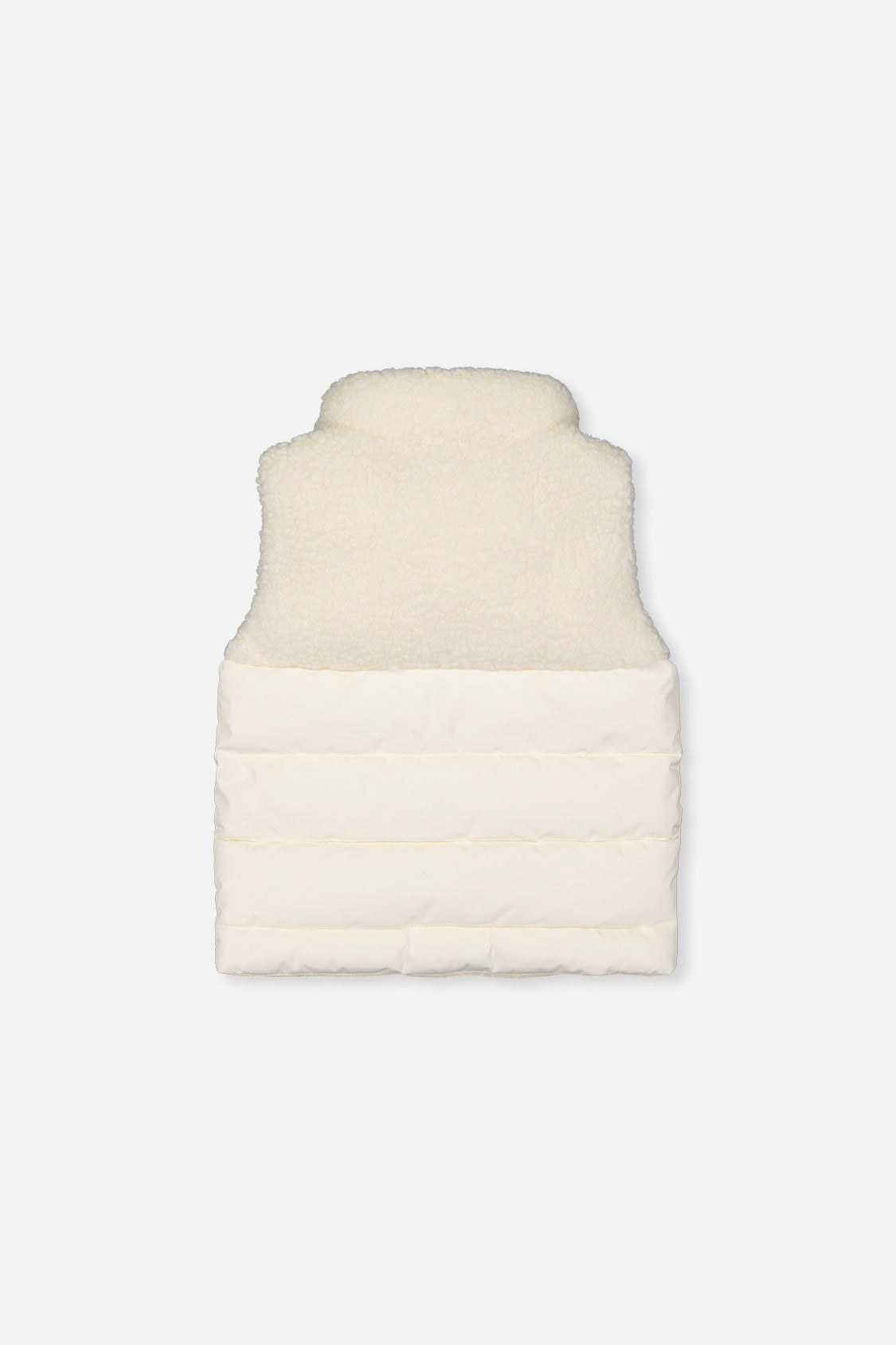 Deux par Girls Sherpa and Quilted Sleeveless Mid-Season Vest