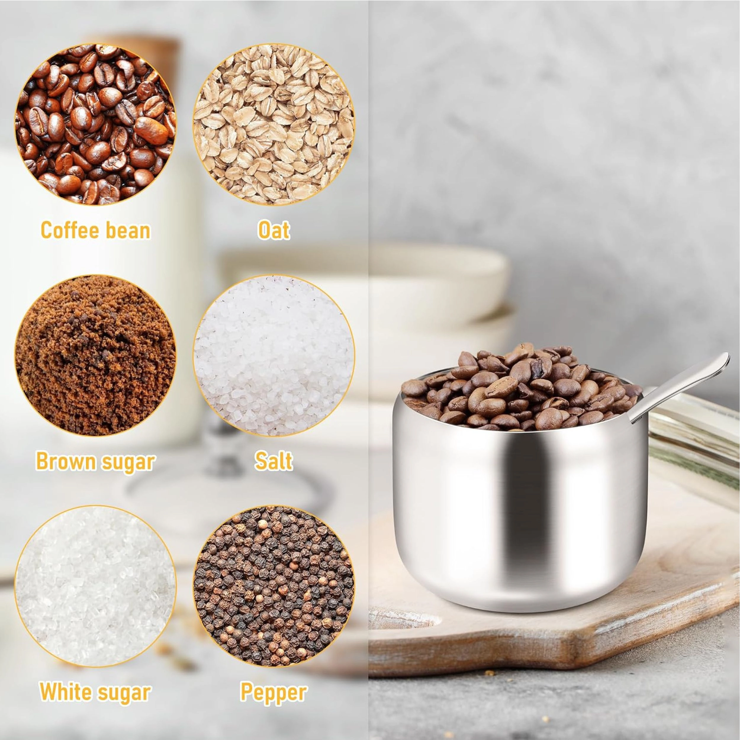 Stock Preferred Stainless Steel Sugar Bowl with Glass Lid and Spoon 16 oz