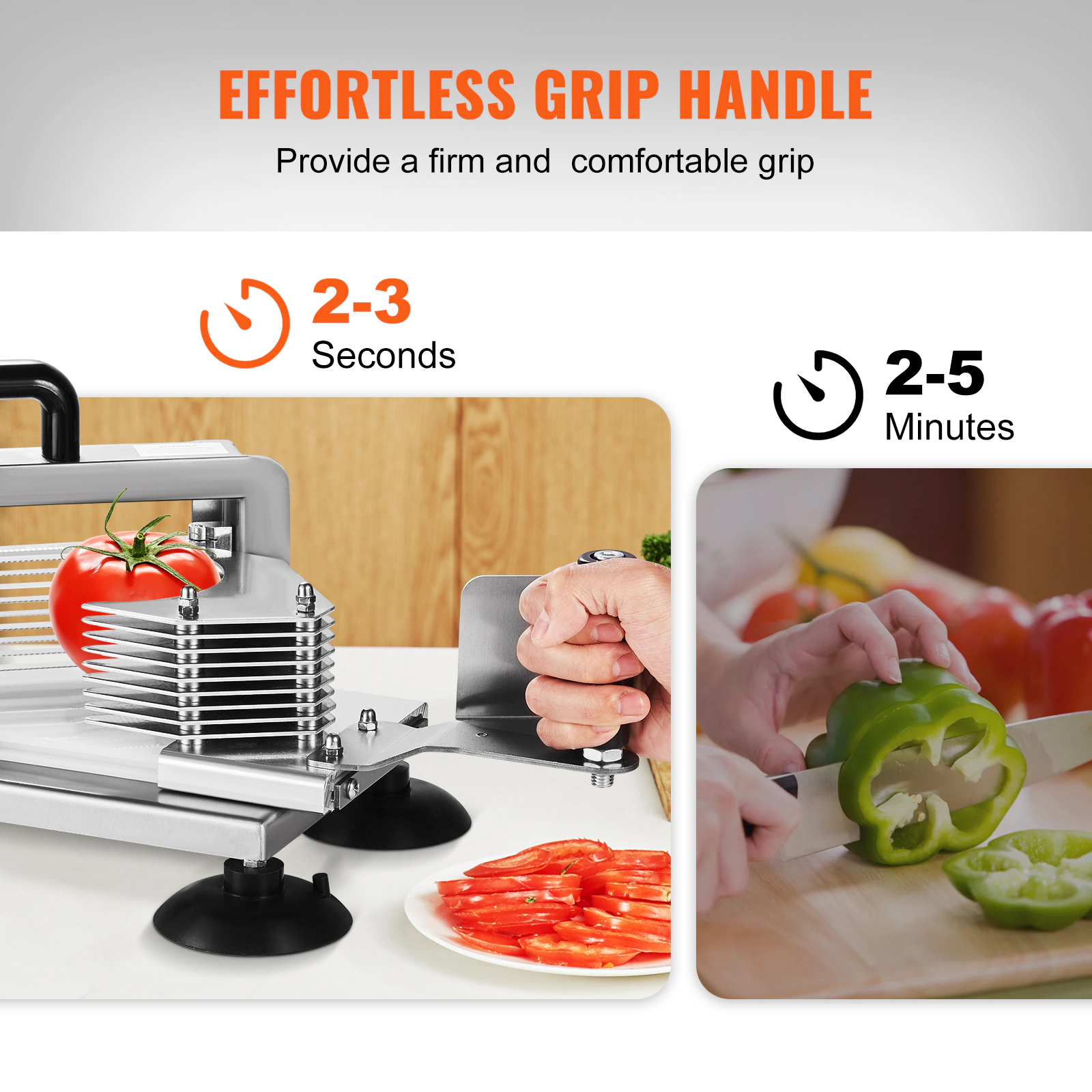 HONGGE Commercial Tomato Slicer Tomato Cutter Slicer Stainless Steel Heavy Duty Tomato Slicer Machine Manual Tomato