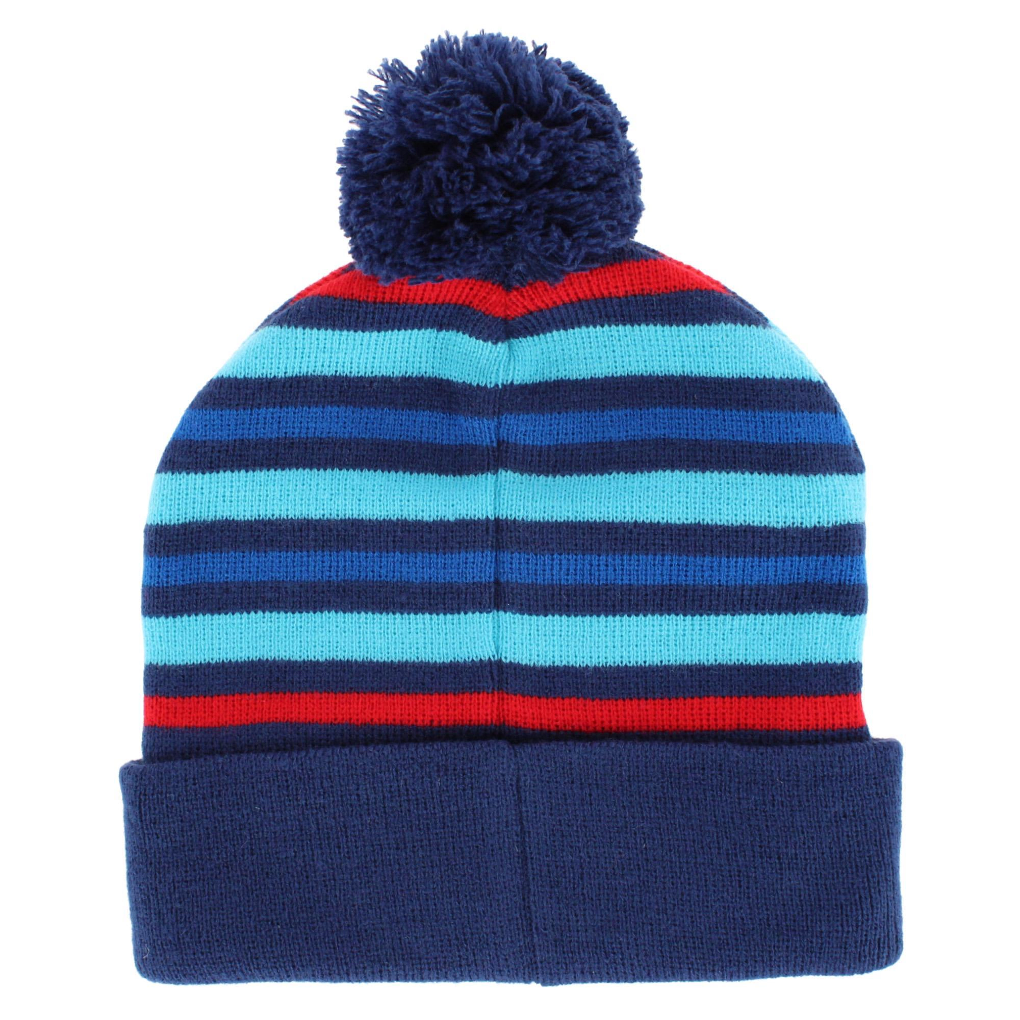 Textiel Trade Kids' Sonic the Hedgehog Striped Beanie Winter Hat