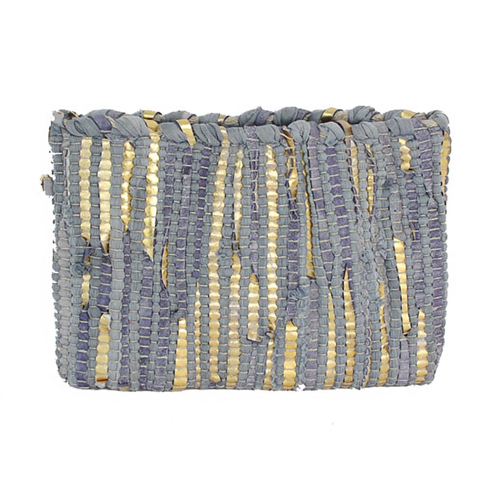 Fashnzfab Boho Textured Clutch Crossbody Bag