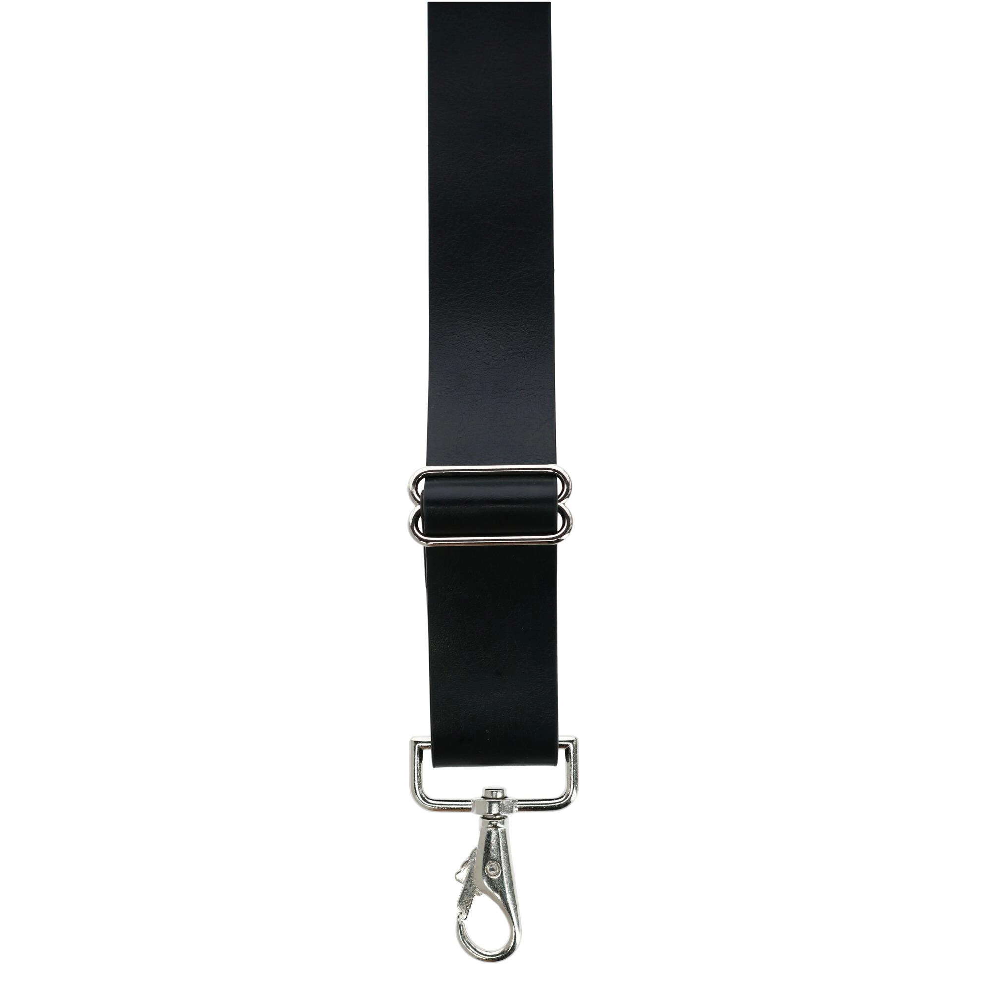 CTM Men's Smooth Leather Wide Width Suspenders w Metal Swivel Hook Ends