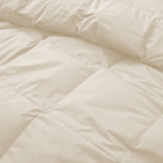 Unikome 300 TC Organic Cotton Goose Down Feather Fiber Comforter for Luxurious All Season Comfort