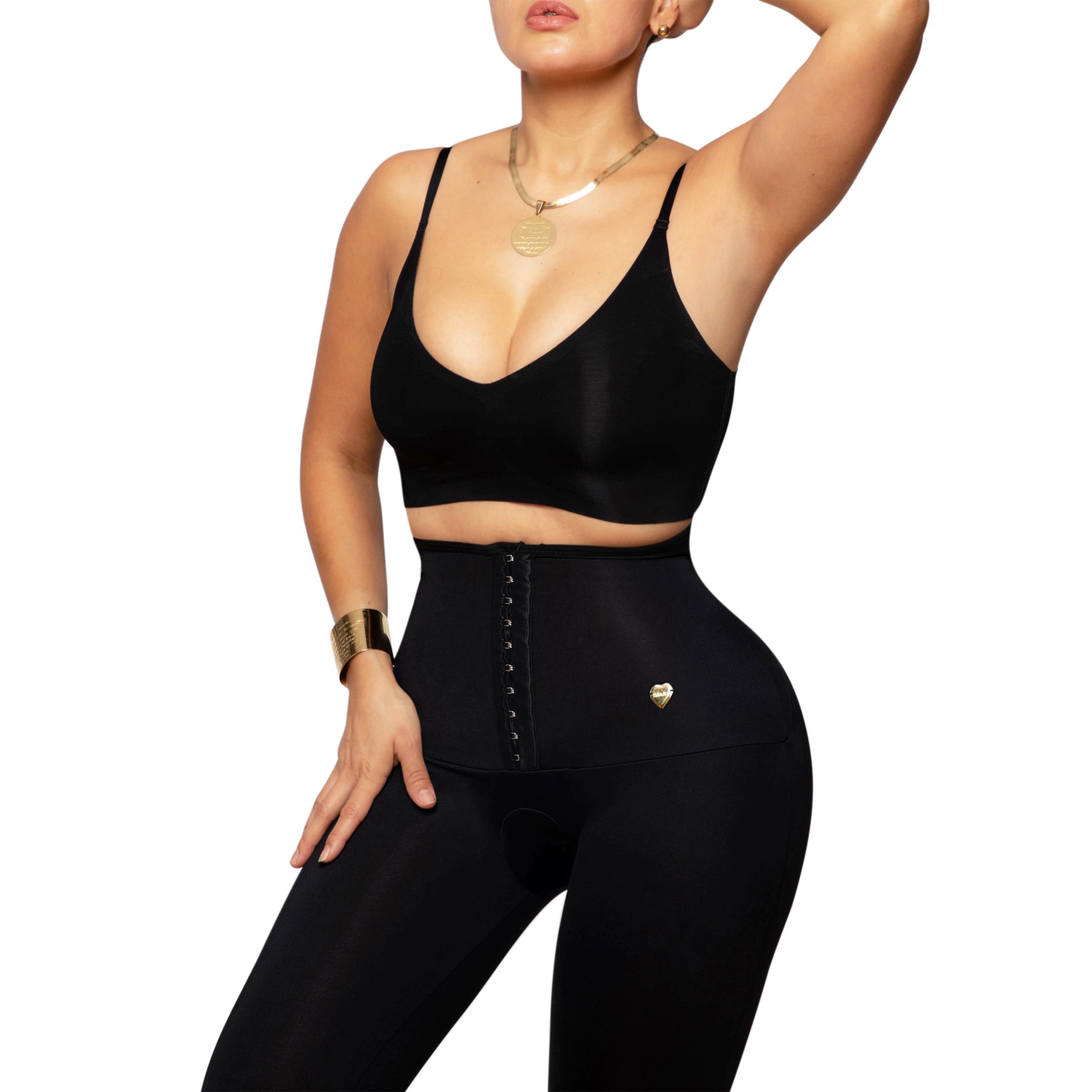 Yahaira Women's Waist Cincher Above The Knee Gymwear