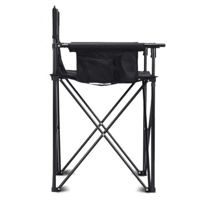 SUGIFT 38.5-in Oversized 252-lb Capacity High Folding Camping Chair with Detachable Armrests and Cup Holder