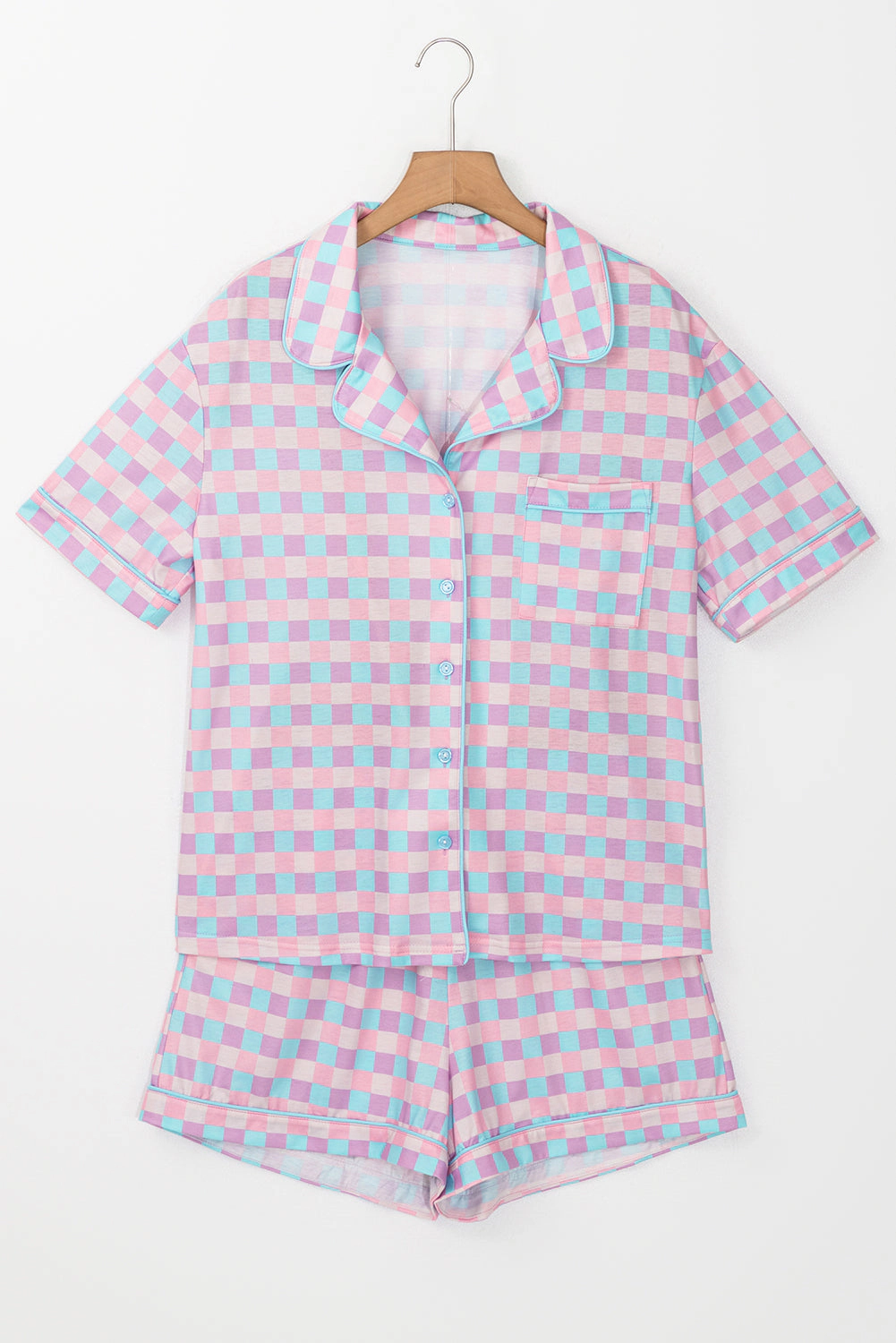 Threaded Pear Women's Miley Short Sleeve Pajamas Set