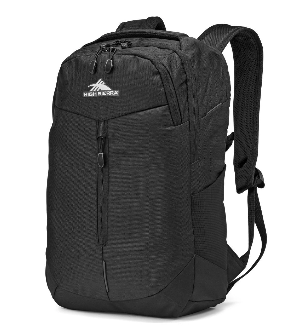 High Sierra Swerve Pro Unisex Backpack, Black
