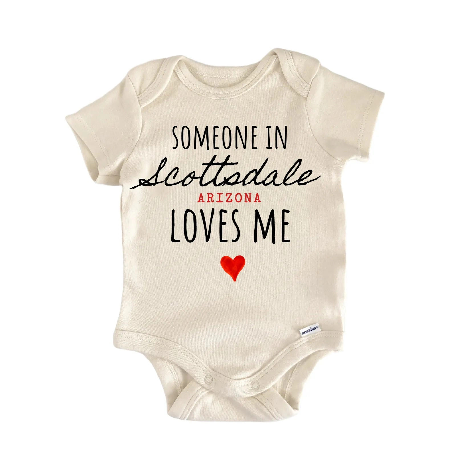 NOFO VIBES Unisex Scottsdale Arizona Baby Gift Bodysuit