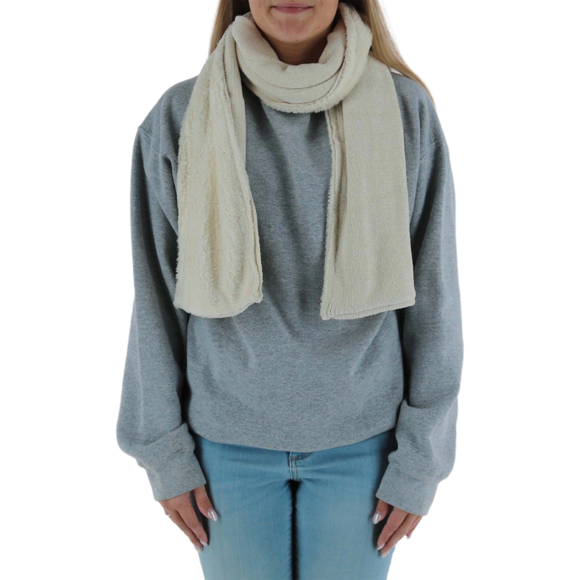 Epoch Hats Company Women's Knit Faux Sherpa Lined Winter Scarf