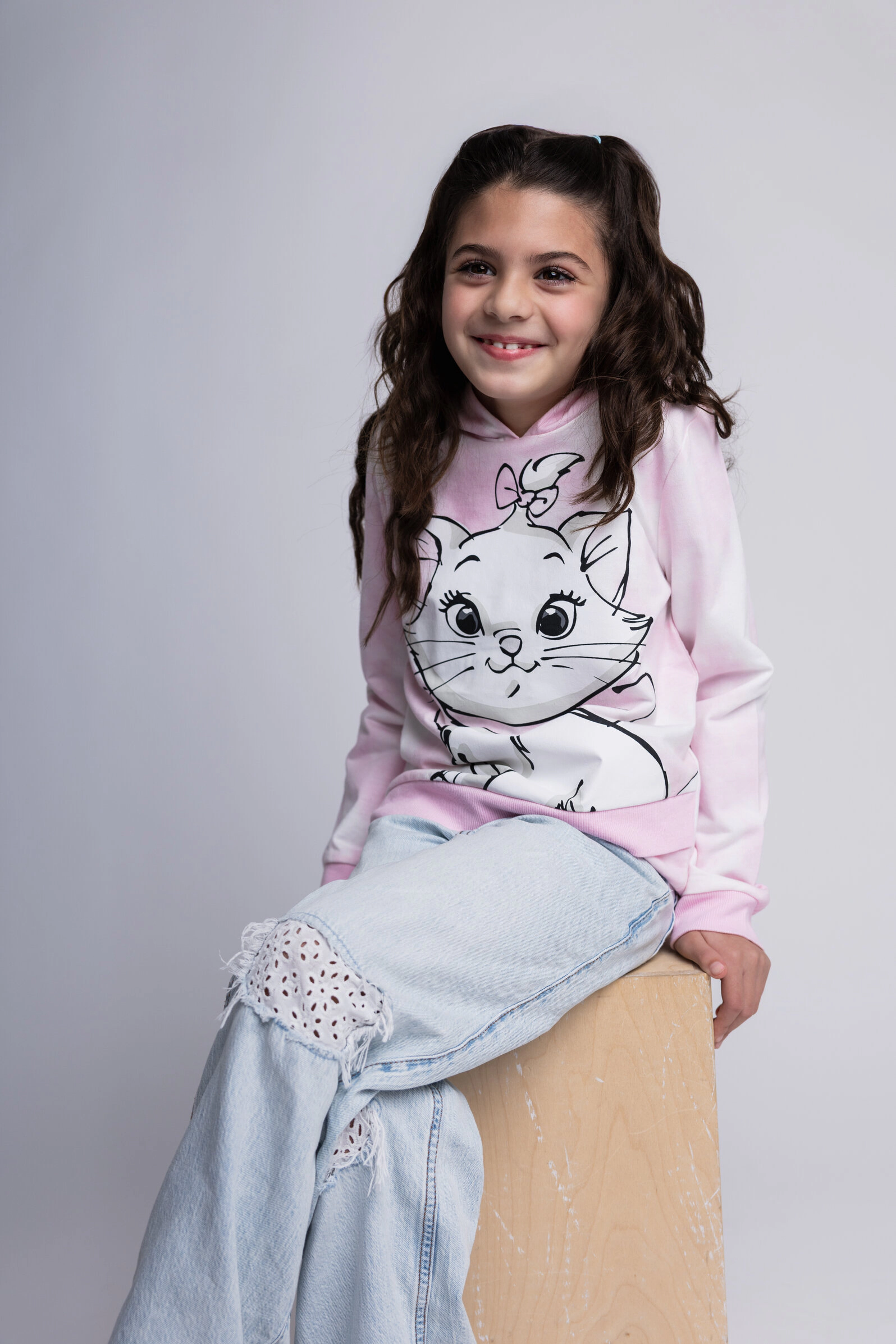 Disney Girls' Fleece Pullover Hoodie