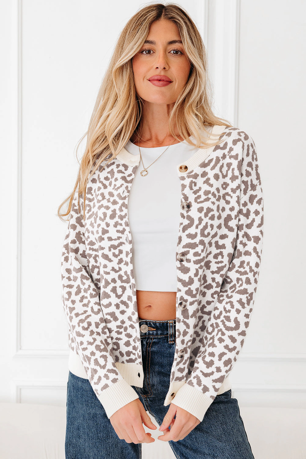 Threaded Pear Women's Tayayia Chunky Knitted Cardigan Sweater