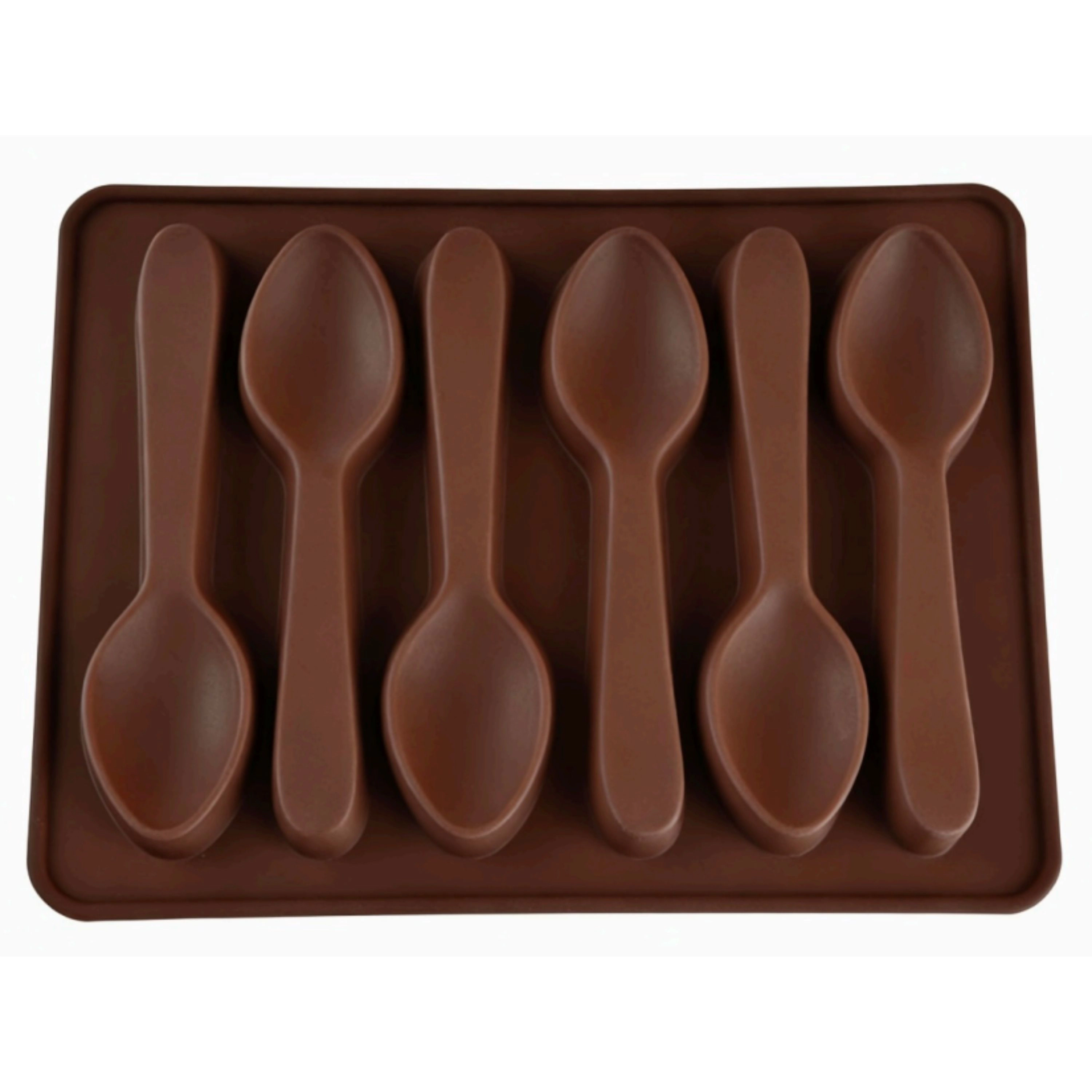 Kitcheniva 7.1 x 5.1 Inch Silicone Chocolate Spoon Mold