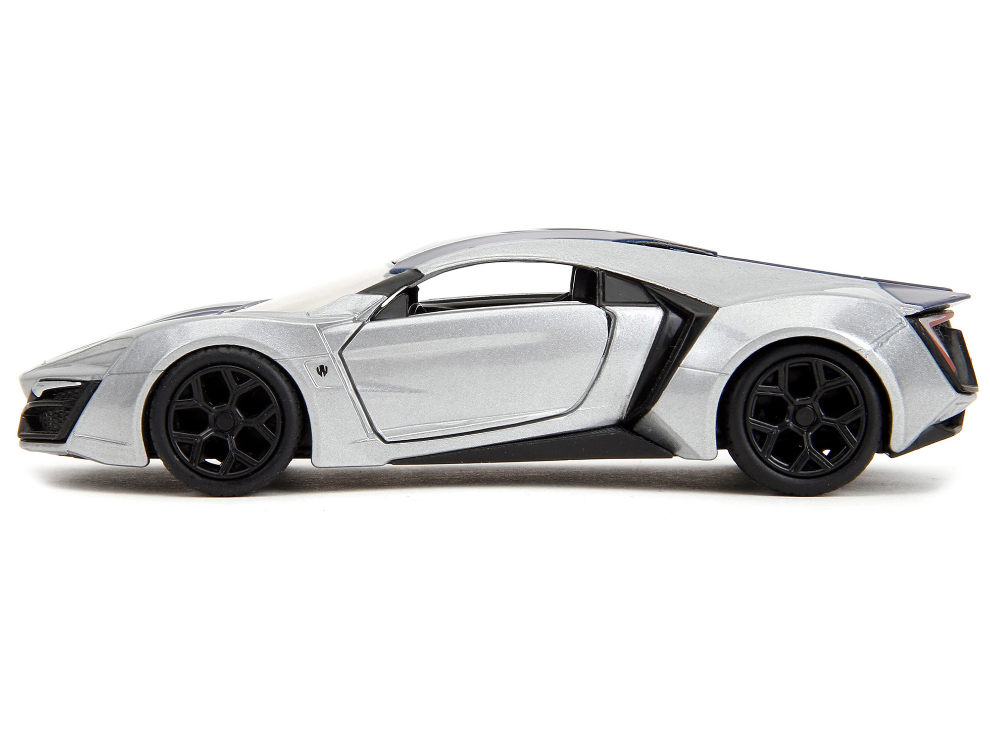 Jada Lykan Hypersport Silver Metallic and Purple "Pink Slips" Series 1/32 Diecast Model Car by Jada