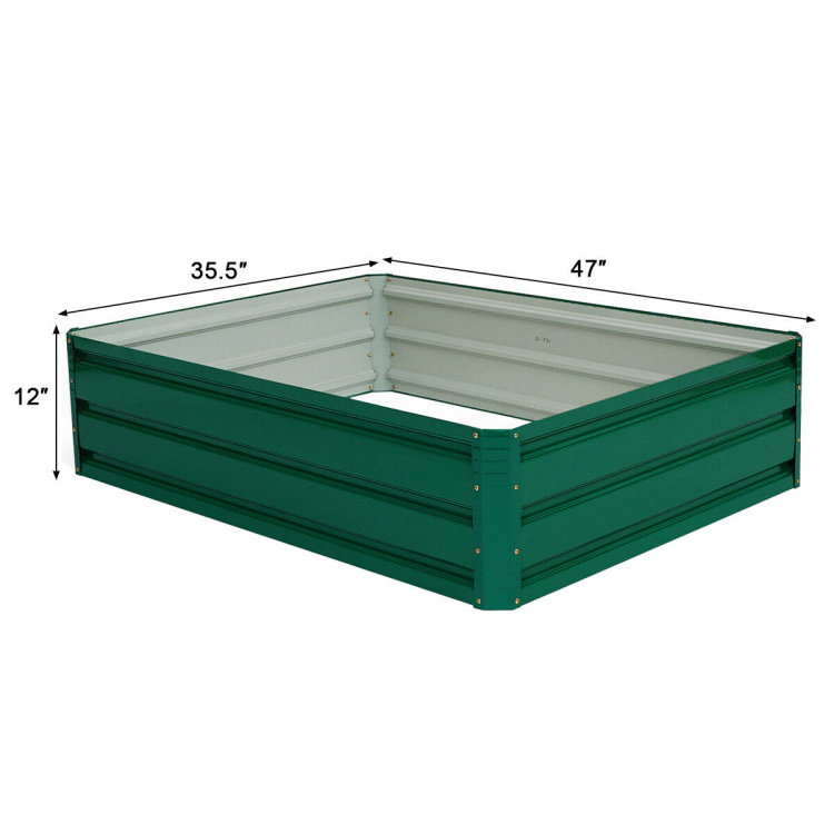 Hivvago Patio Raised Garden Bed for Vegetable Flower Planting