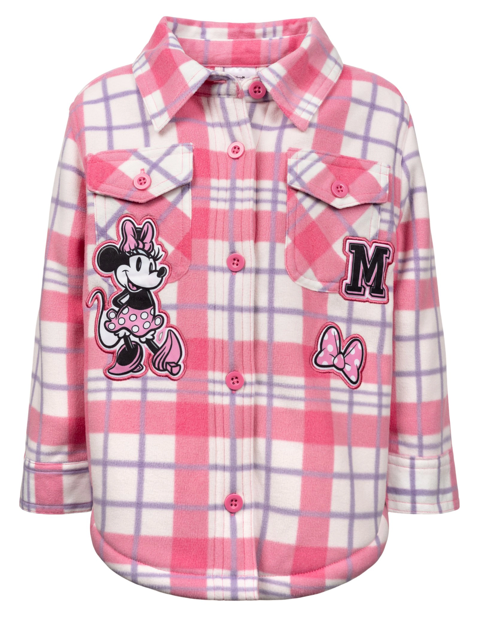 Disney Minnie Mouse Toddler Girls' Fleece Shacket