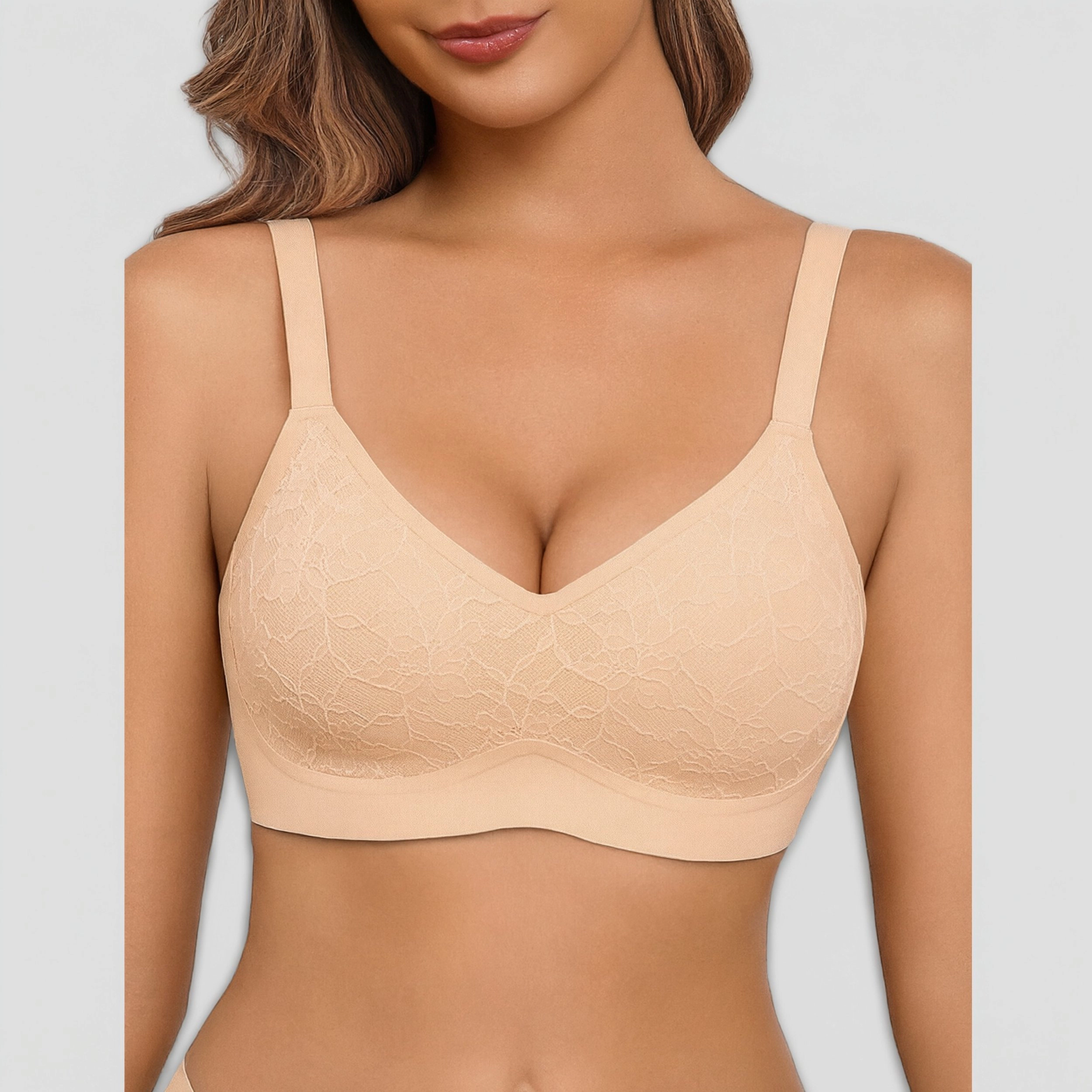 Avidlove Women's Lace Wireless Padded Bra