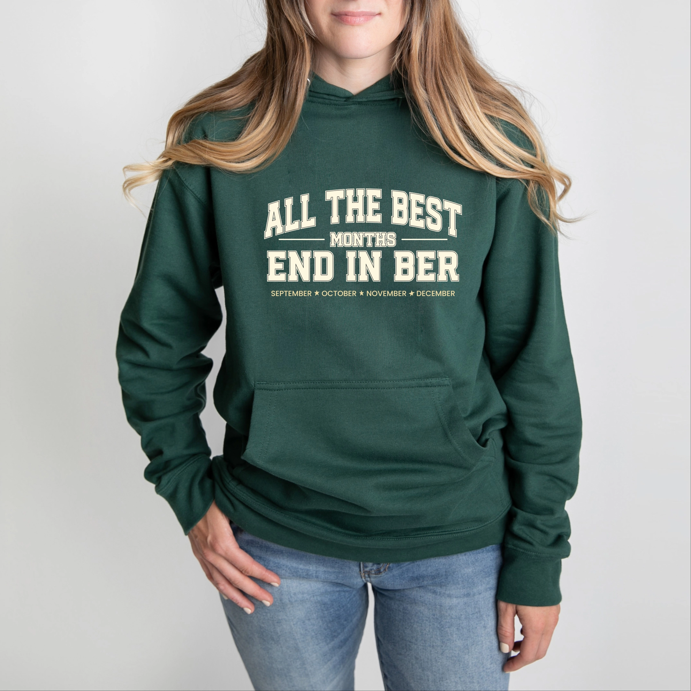 Simply Sage Market - Women's Graphic Hoodie All The Best Months End Ber