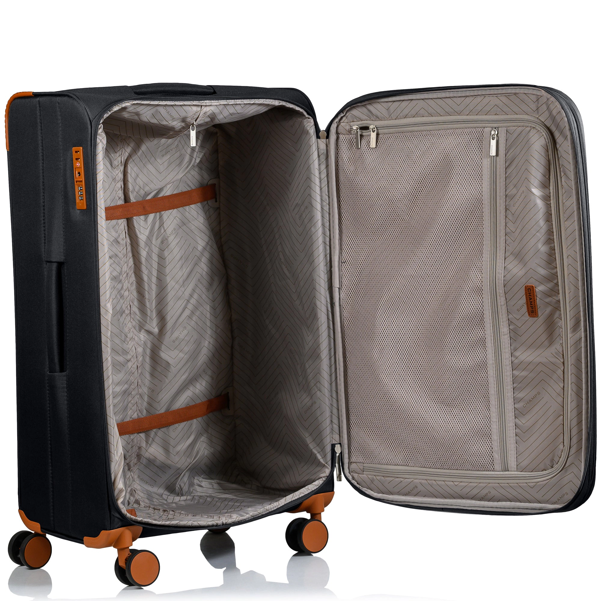 CHAMPS Classic Collection 3-piece Softside Luggage Set
