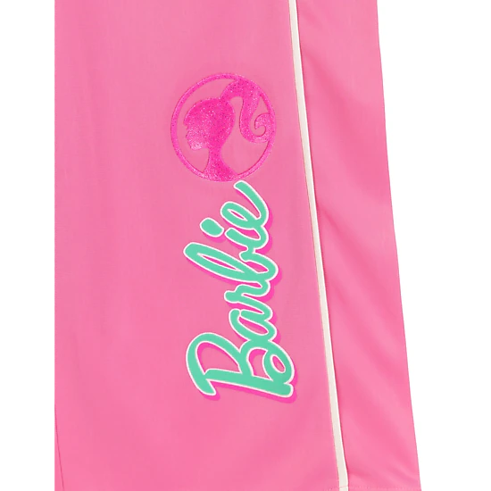 Barbie Girls' Athletic 2-Piece Jacket and Pants Tracksuit Set