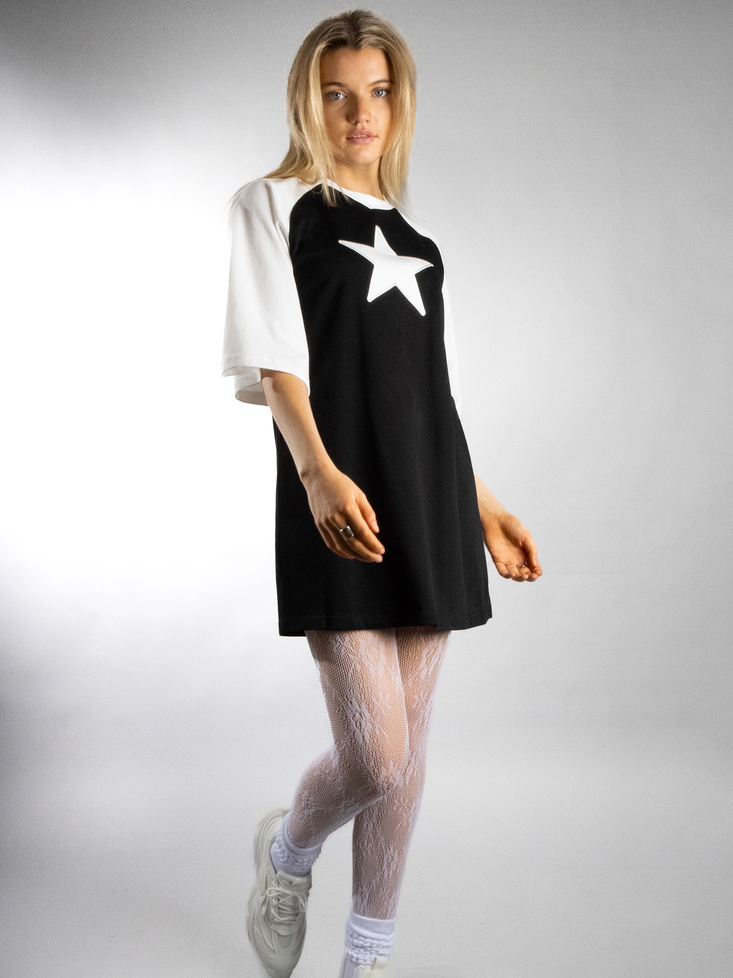 JESS by Meiko Women's StarStruck Oversized T-Shirt Dress