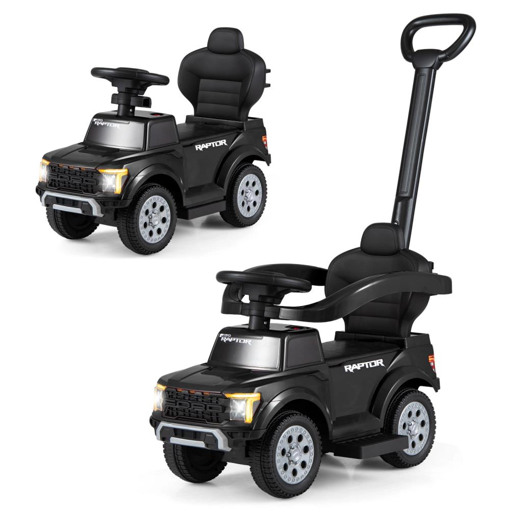 Hivvago 3-In-1 Licensed Ford Push Car for Toddlers