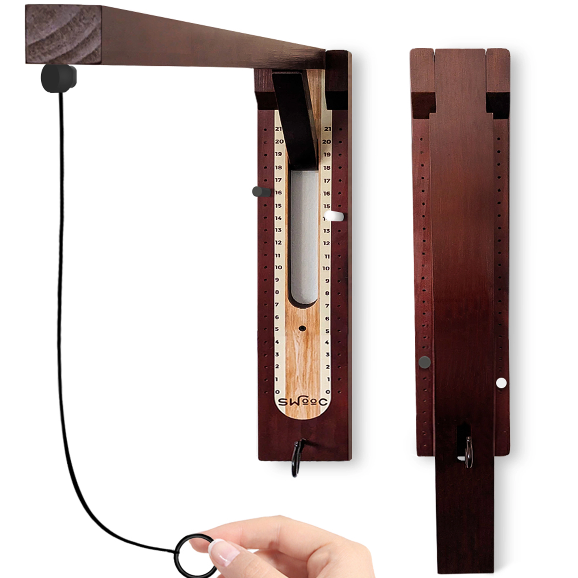Swooc Games | Hook And Ring Game | Wall Mounted Modern Design
