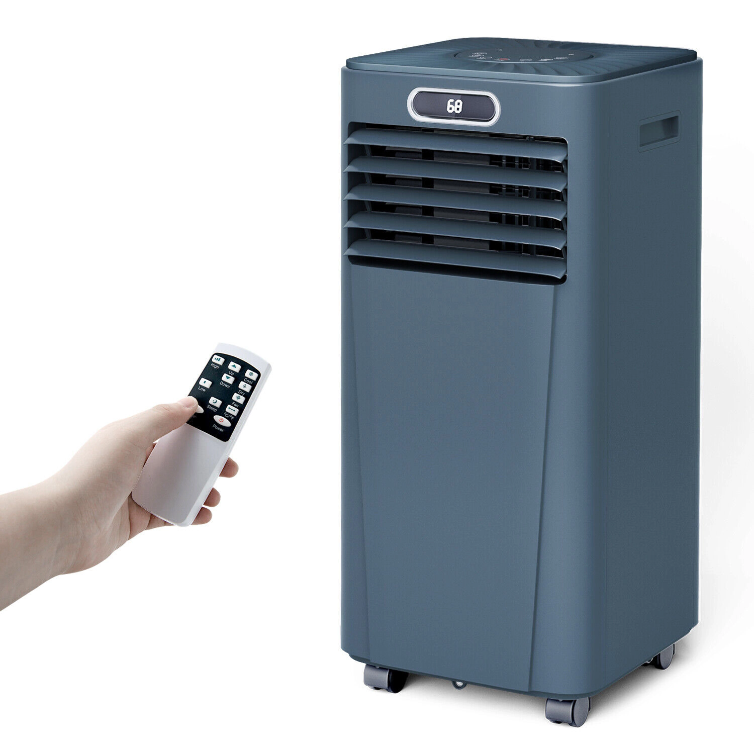 SlickBlue 8000 BTU Portable Air Conditioner with Window Kit