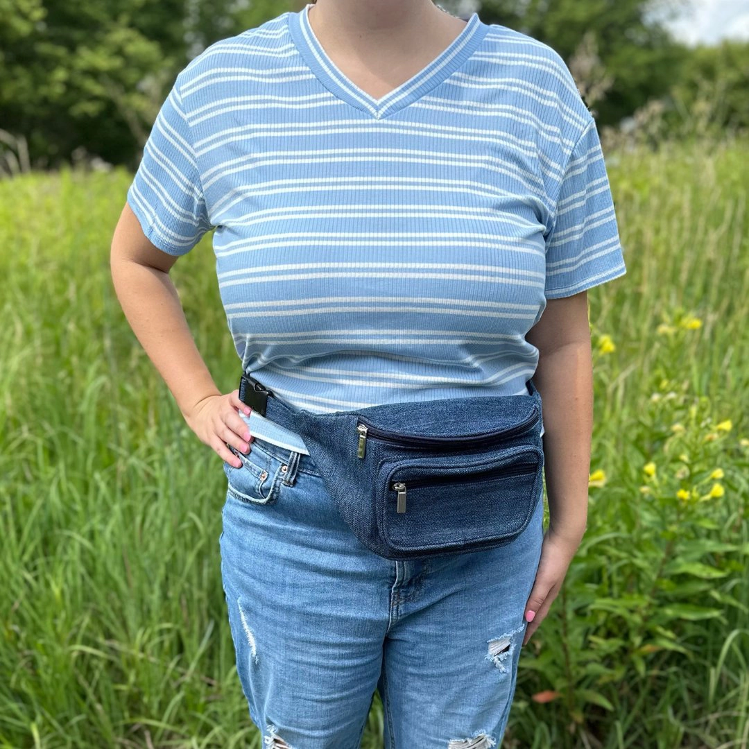 Magnifique Denim Fanny Waist Pack